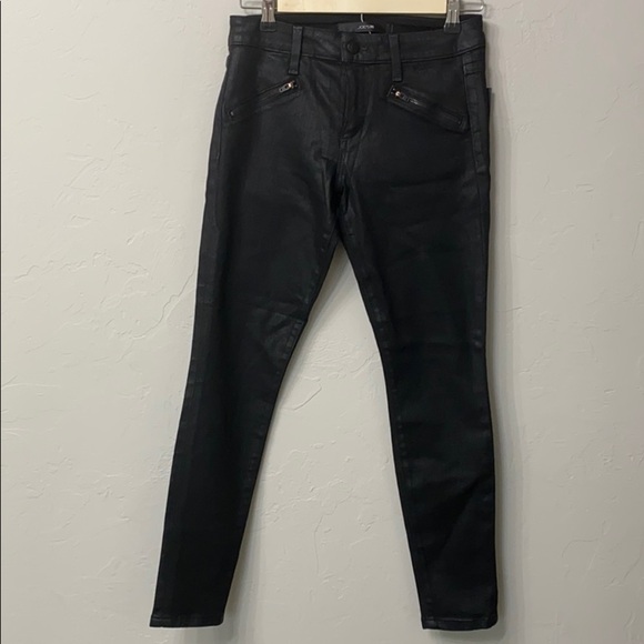 Joes Jeans the skinny ankle coated black.NWT - Picture 1 of 8